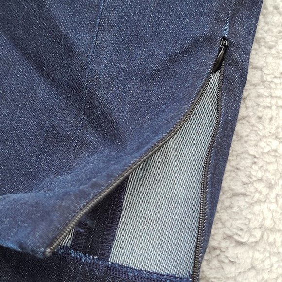 Ksubi Women Luna Denim Leggings Sz 28 Dark Blue Stretch Zippered Ankles  NWOT - Picture 6 of 10
